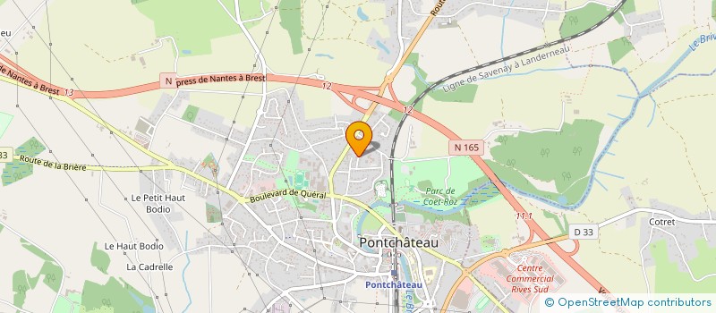 localisation de l'entreprise SCI DE GEMOMASE  PONTCHATEAU