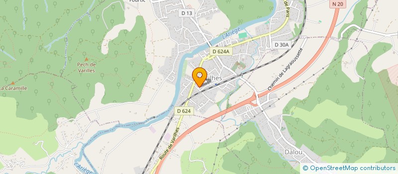 localisation de l'entreprise SCI DE GENIBROUSE à VARILHES