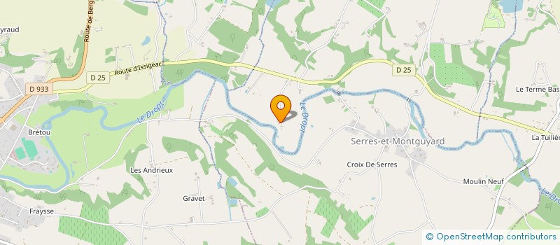 localisation de l'entreprise SCI DE GENILLAC  RAZAC-D EYMET