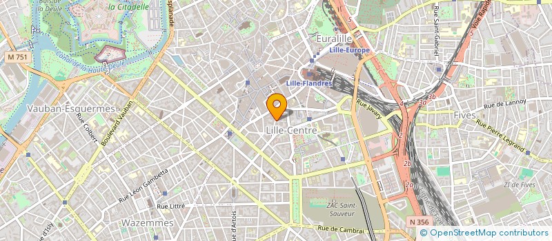 localisation de l'entreprise SCI DE GENT à LILLE