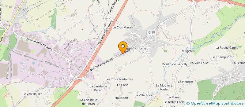 localisation de l'entreprise SCI DE GERANCE DES DEPENDANCES DE PERAN  PLEDRAN