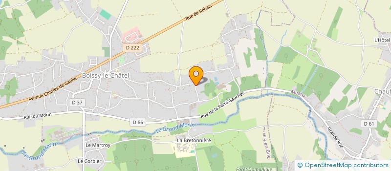 localisation de l'entreprise SCI DE GERMIGNY  BOISSY-LE-CHATEL