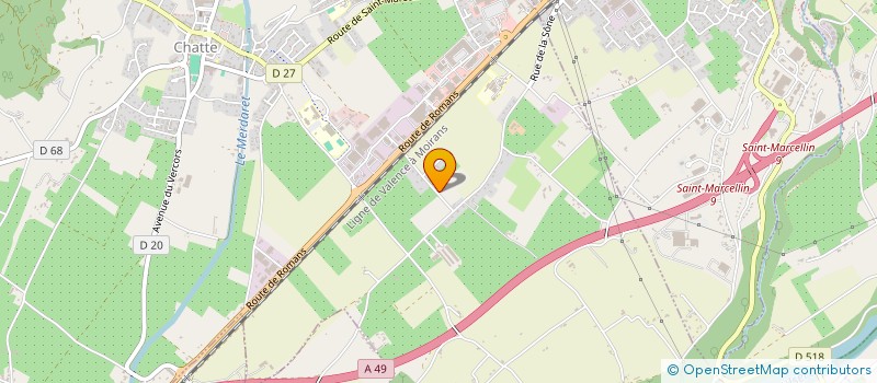 localisation de l'entreprise SCI DE GERVAN  CHATTE