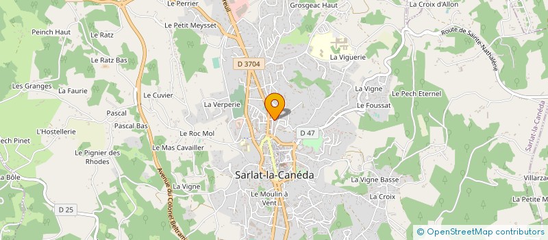 localisation de l'entreprise SCI DE GERZAT à SARLAT-LA-CANEDA