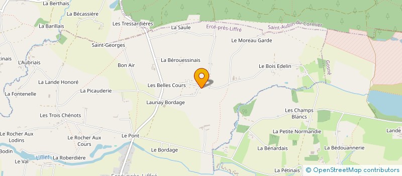 localisation de l'entreprise SCI DE GESTAS  ERCE-PRES-LIFFRE