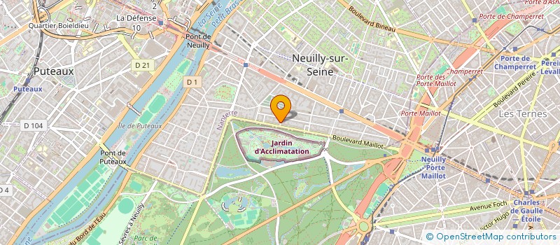 localisation de l'entreprise SCI DE GESTION 11 & 13 R RETROU ASNIERES à NEUILLY-SUR-SEINE
