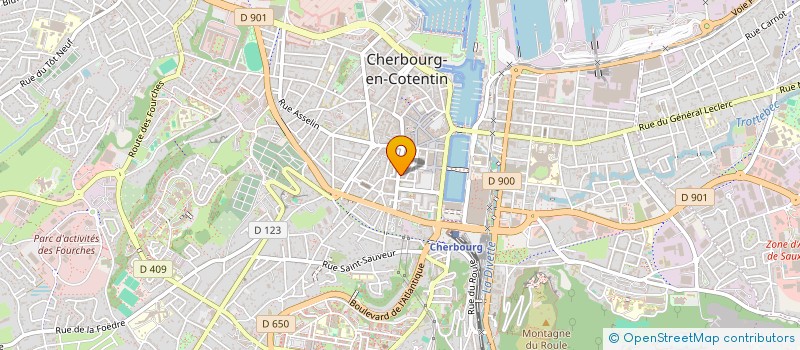 localisation de l'entreprise SCI DE GESTION à CHERBOURG-EN-COTENTIN