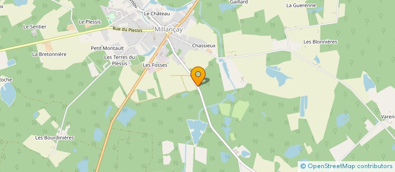 localisation de l'entreprise SCI DE GESTION BERTHONNEAU à MILLANCAY