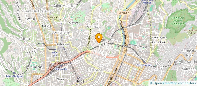 localisation de l'entreprise SCI DE GESTION CASTAR à NICE