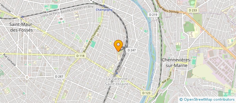 localisation de l'entreprise SCI DE GESTION D.E.Q.S à SAINT-MAUR-DES-FOSSES