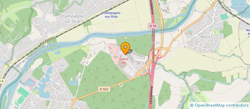 localisation de l'entreprise SCI DE GESTION DES ARCADES  L'ISLE-ADAM