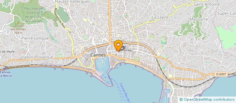 localisation de l'entreprise SCI DE GESTION DES FLEURS à CANNES