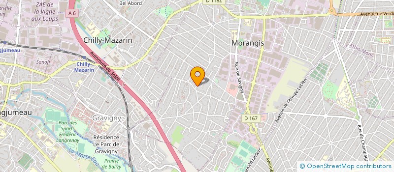 localisation de l'entreprise SCI DE GESTION DU TULIPIER  MORANGIS