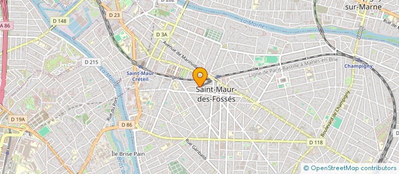 localisation de l'entreprise SCI DE GESTION ET SERVICES IGS à SAINT-MAUR-DES-FOSSES