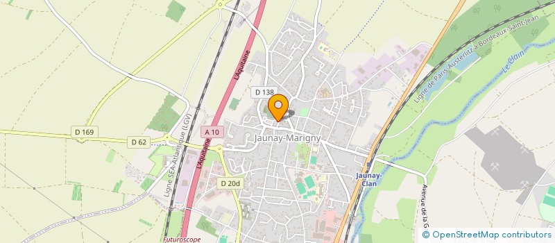 localisation de l'entreprise SCI DE GESTION LA GRANGE  JAUNAY-MARIGNY