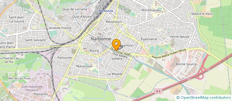 localisation de l'entreprise SCI DE GESTION LES AIRES à NARBONNE