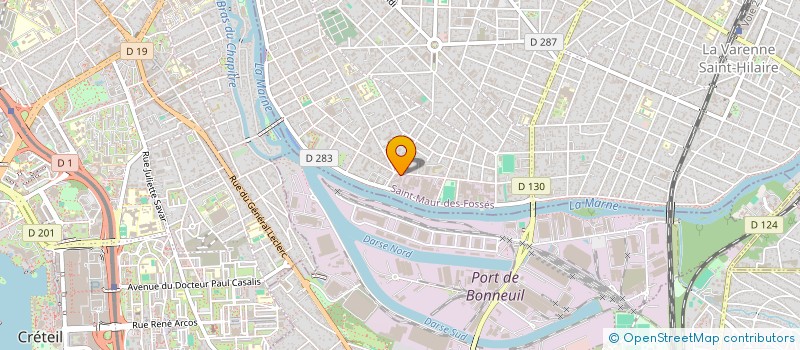 localisation de l'entreprise SCI DE GIBERVILLE à SAINT-MAUR-DES-FOSSES