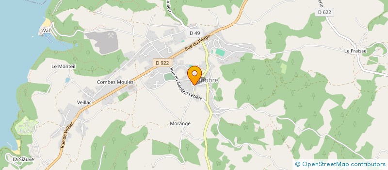 localisation de l'entreprise SCI DE GIMAZANE à LANOBRE