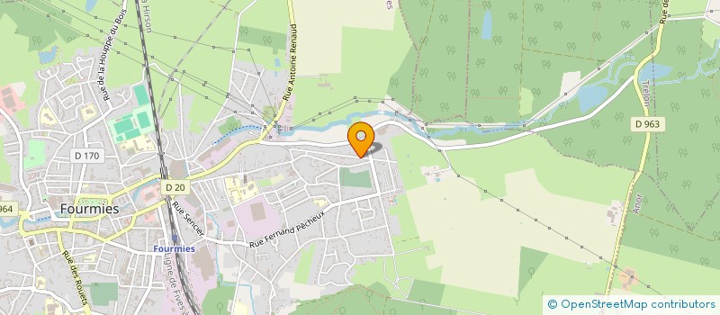 localisation de l'entreprise SCI DE GIRARD  FOURMIES