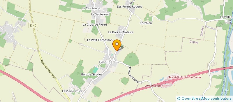 localisation de l'entreprise SCI DE GIROLLES à GIROLLES