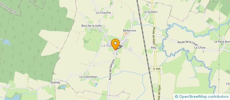 localisation de l'entreprise SCI DE GLAIRAN  MERVANS