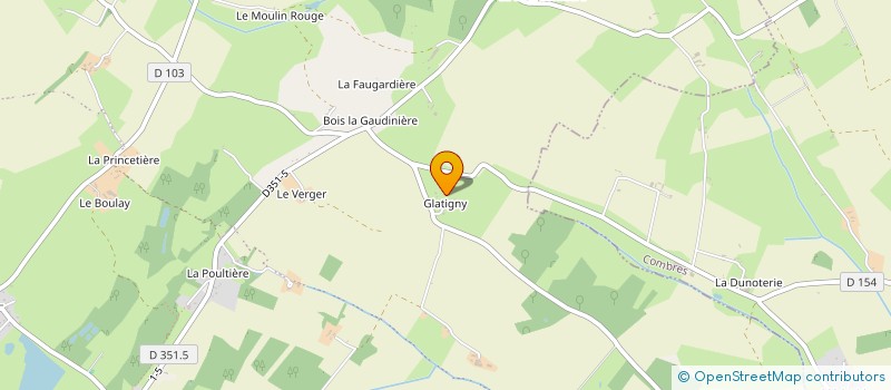 localisation de l'entreprise SCI DE GLATIGNY à SAINTIGNY