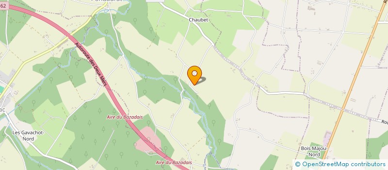 localisation de l'entreprise SCI DE GLAUDET  PONDAURAT