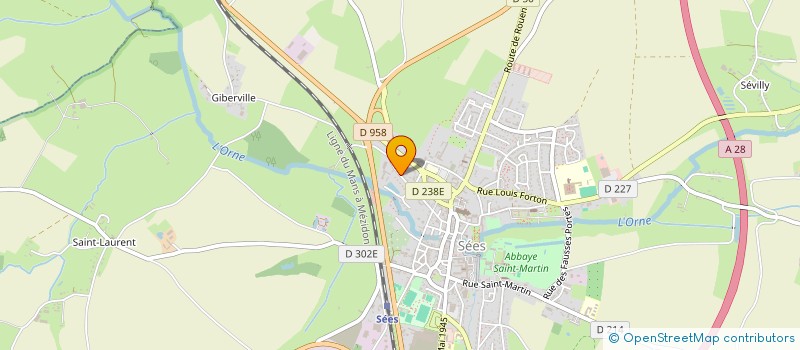 localisation de l'entreprise SCI DE GOALES à SEES