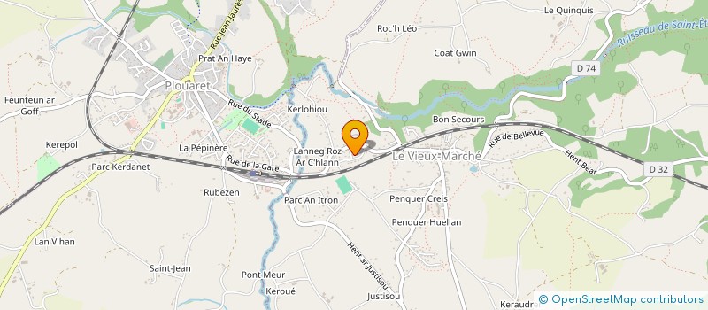 localisation de l'entreprise SCI DE GOAS AR FLOUR  LE VIEUX MARCHE