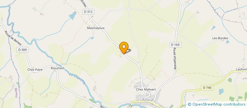 localisation de l'entreprise SCI DE GORCE  PLEUVILLE