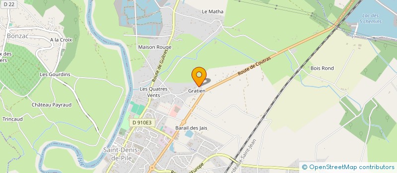 localisation de l'entreprise SCI DE GOUJON  SAINT-DENIS-DE-PILE