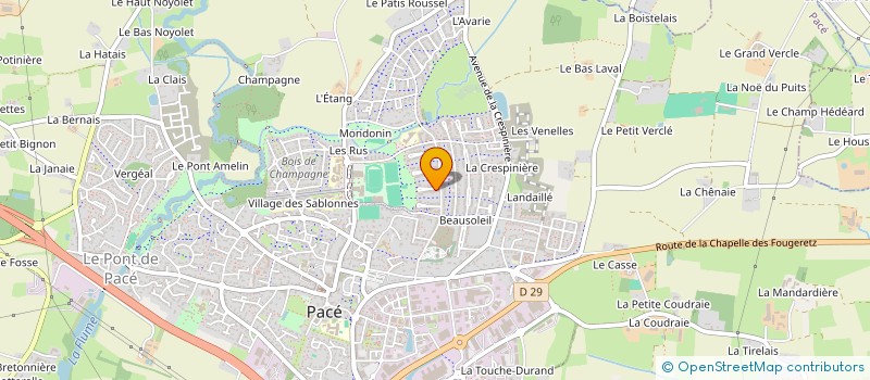 localisation de l'entreprise SCI DE GOULAINE à PACE