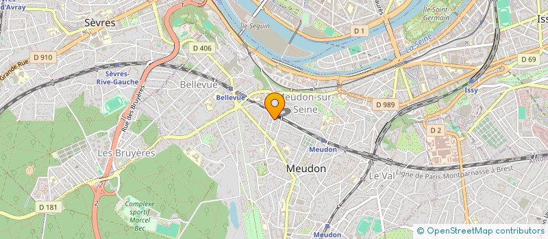 localisation de l'entreprise SCI DE GOULIER à MEUDON