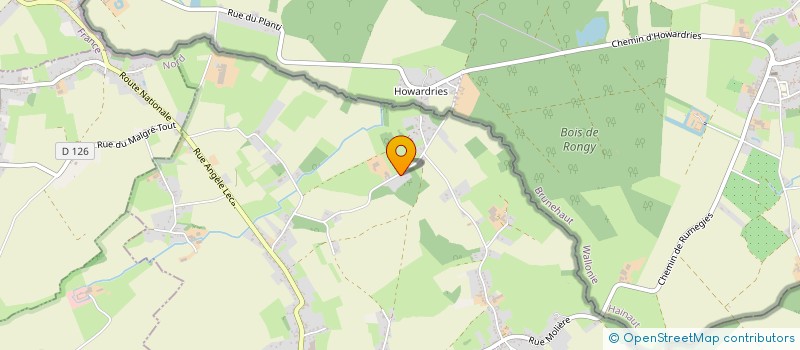 localisation de l'entreprise SCI DE GOUY FRERES  RUMEGIES