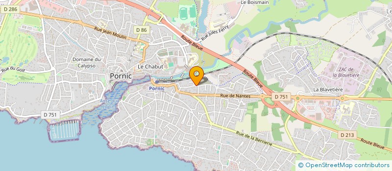 localisation de l'entreprise SCI DE GOYERE  PORNIC