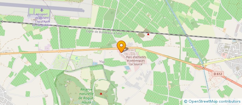 localisation de l'entreprise SCI DE GOYS  VIAS