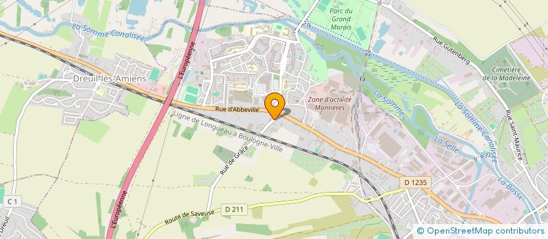 localisation de l'entreprise SCI DE GRACE à AMIENS