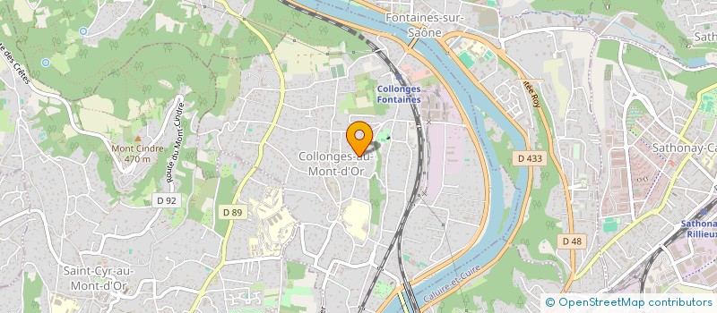 localisation de l'entreprise SCI DE GRAND PRES  COLLONGES-AU-MONT-D'OR