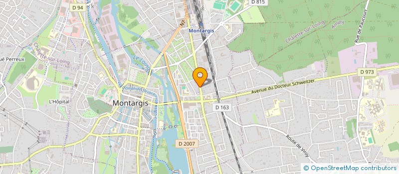 localisation de l'entreprise SCI DE GRANDCHAMP à MONTARGIS
