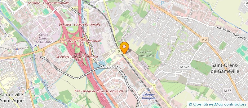 localisation de l'entreprise SCI DE GRANDE BORDE  LABEGE