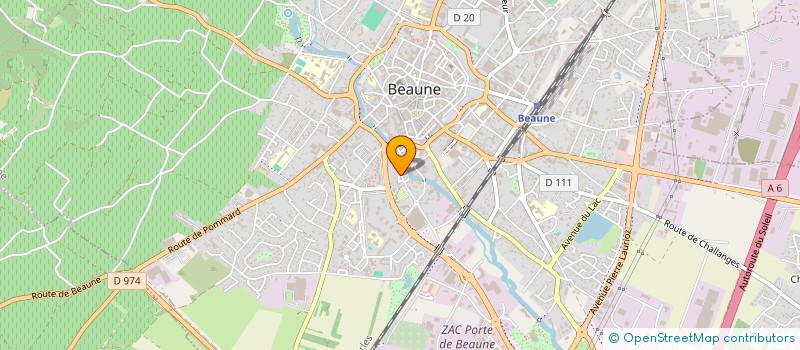 localisation de l'entreprise SCI DE GRANDEFONDS à BEAUNE