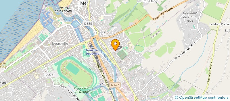 localisation de l'entreprise SCI DE GRANDSAIGNE à TROUVILLE-SUR-MER