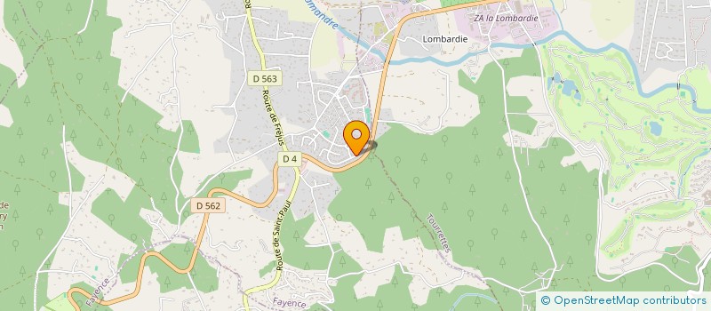 localisation de l'entreprise SCI DE GRANDTHIA à FAYENCE