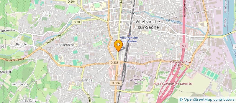 localisation de l'entreprise SCI DE GRANGE BLAZET  VILLEFRANCHE-SUR-SAONE