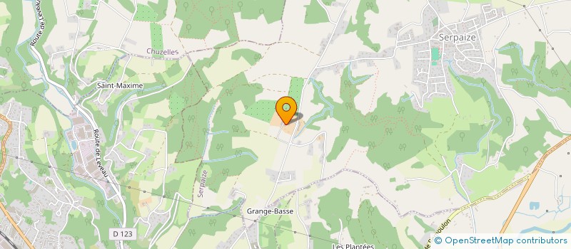 localisation de l'entreprise SCI DE GRANGE HAUTE  SERPAIZE