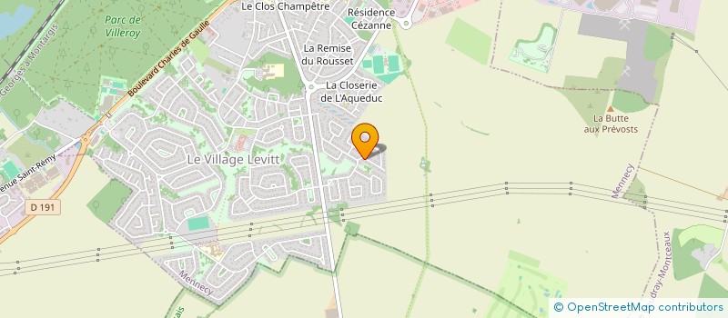 localisation de l'entreprise SCI DE GRANI  MENNECY