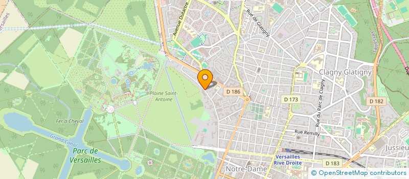 localisation de l'entreprise SCI DE GRAVELLE à VERSAILLES