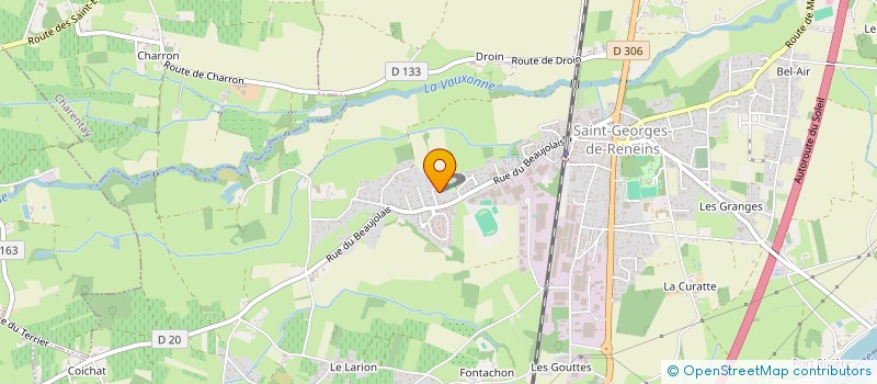 localisation de l'entreprise SCI DE GRAVIN  SAINT-GEORGES-DE-RENEINS