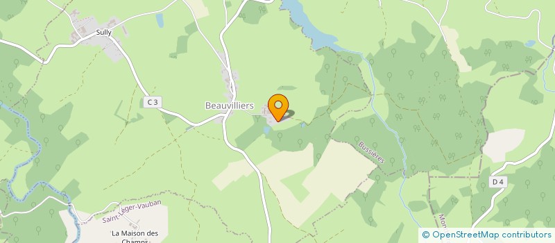 localisation de l'entreprise SCI DE GRESIGNY  BEAUVILLIERS