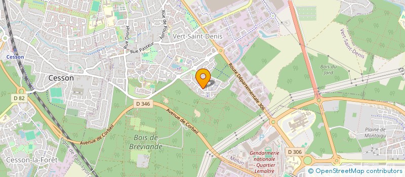 localisation de l'entreprise SCI DE GRETZ à VERT-SAINT-DENIS